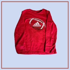 Adidas Kids Football Longsleeve Red 6
